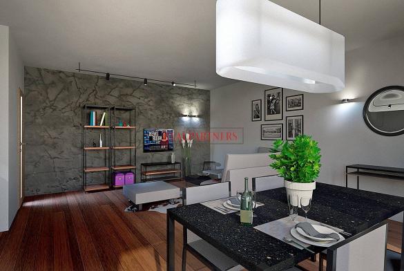 Nový 3+kk o ploše 99,21 m² + balkón 4,23 m² se ZS orientací - kolaudace 9/2018.