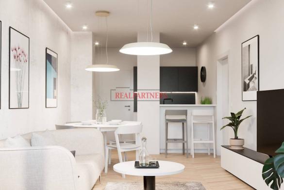 Zrekonstruovaný byt 1+kk ve standardu shell & core o ploše 27,5 m² v blízkosti NC Eden.