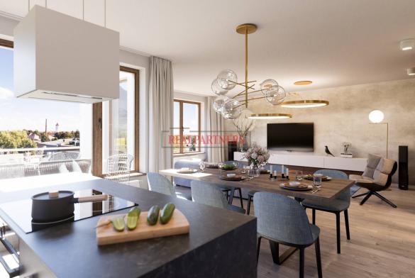 Nový byt 3+kk o ploše 83,4 m² + 10,1 m² balkón ve výstavbě.