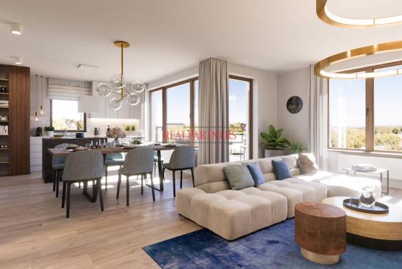 Nový byt 4+kk o ploše 101,7 m² + 8,9 m² balkón ve výstavbě.