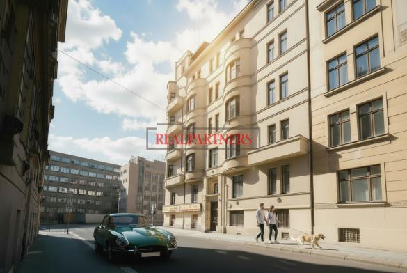 Zrekonstruovány byt 2+kk o ploše 50 m² na Praze 7 – v samém srdci Letné