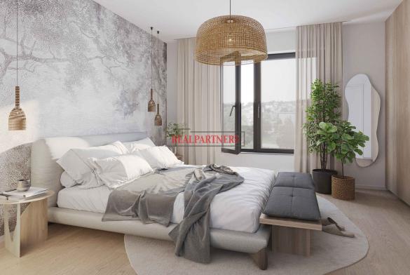 Novostavba bytu 2+kk o ploše 57,5m + 5,1 m² balkon ve výstavbě u Roztylského náměstí.