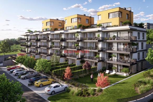 Novostavba 3+kk o ploše 81,8 m² + balkón 15,5 m² + ve výstavbě na Praze 5 - Řeporyje.