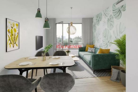 Nový byt 2+kk o ploše 50,5 m² + 6,4 m² balkon na Praze 2 - Vinohrady. 