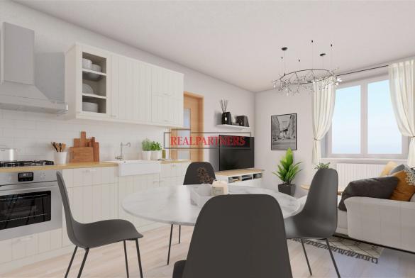 Pěkný byt 3+kk o ploše 63,90 m² v samém srdci starých Strašnic.